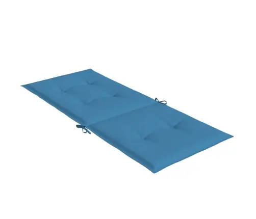 Dārza Krēslu Spilveni, 6 Gab., Zili, 120X50X4 Cm, Audums Vidaxl