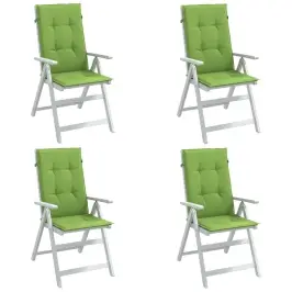 Kėdės Pagalvėlės, 4Vnt., Žalios, 120X50X4cm Audinys