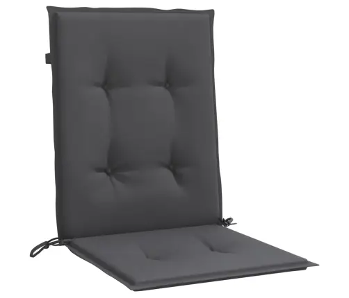 Madala Seljatoega Padjad 6 Tk, Antratsiit, 100X50X4 cm Kangas