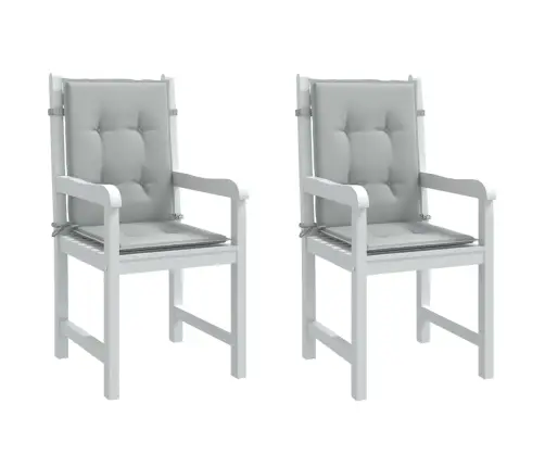 Madala Seljatoega Padjad 2 Tk, Helehall, 120X50X4 cm Kangas