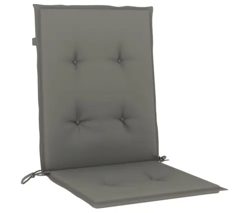 Dārza Krēslu Spilveni, 6 Gab., Tumši Pelēki, 100X50X4Cm, Audums Vidaxl