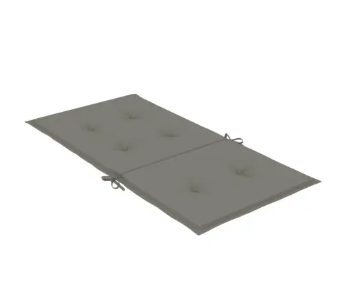 Dārza Krēslu Spilveni, 6 Gab., Tumši Pelēki, 100X50X4Cm, Audums Vidaxl