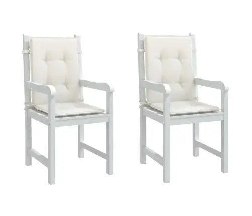 Madala Seljatoega Toolipadjad 2 Tk, Kreemjas 100X50X4cm Kangas