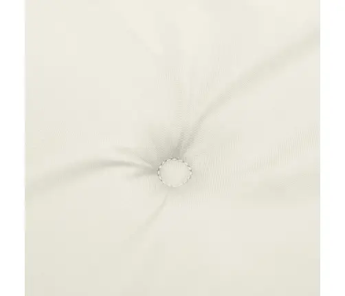 Dārza Krēslu Spilveni, 6 Gab., Krēmkrāsa, 100X50X4 Cm, Audums Vidaxl