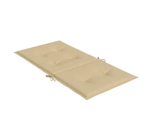 Madala Seljatoega Toolipadjad 6 Tk, Beež, 100X50X4 cm Kangas