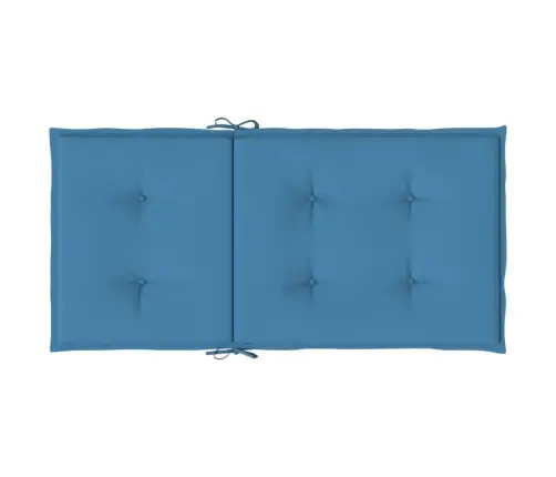 Madala Seljatoega Toolipadjad 2 Tk, Sinine, 100X50X4 cm Kangas