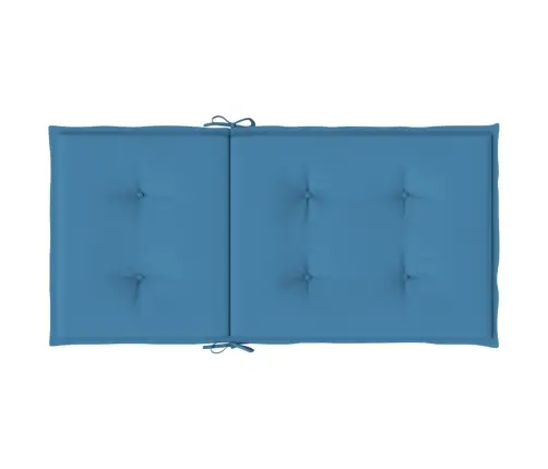 Madala Seljatoega Toolipadjad 6 Tk, Sinine, 100X50X4 cm Kangas