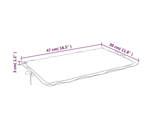 Sauļošanās Krēsla Matracis, 186X58X4 Cm, Audums, Zaļš Vidaxl