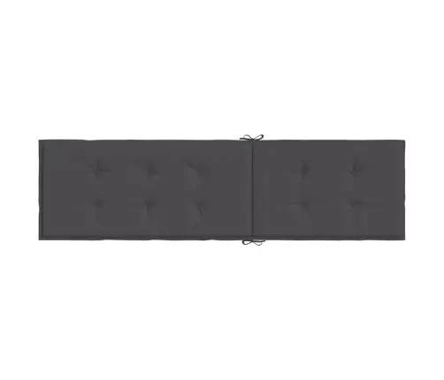 Atpūtas Krēsla Matracis, Antracītpelēks, (75+105) X 50 X 4Cm Audums Vidaxl