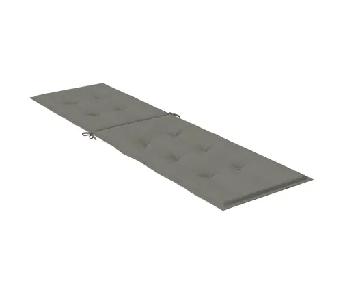 Päevitustooli Istmepadi, Tumehall, (75+105) X 50 X 4 cm Kangas