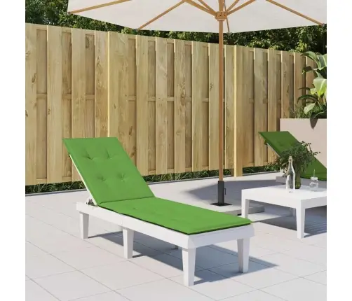 Päevitustooli Istmepadi, Roheline, (75+105) X 50 X 4 cm Kangas