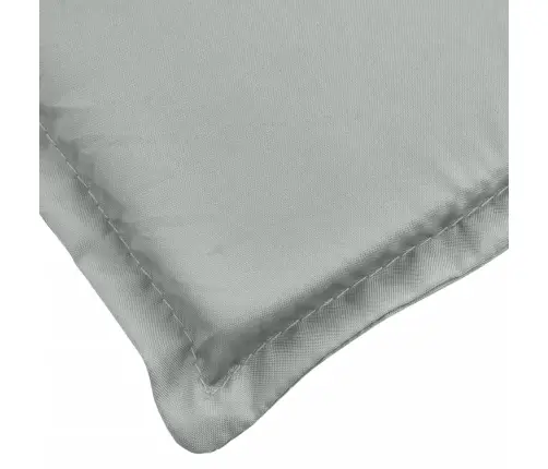 Sauļošanās Krēsla Matracis, 200X50X4 Cm, Audums, Gaiši Pelēks Vidaxl