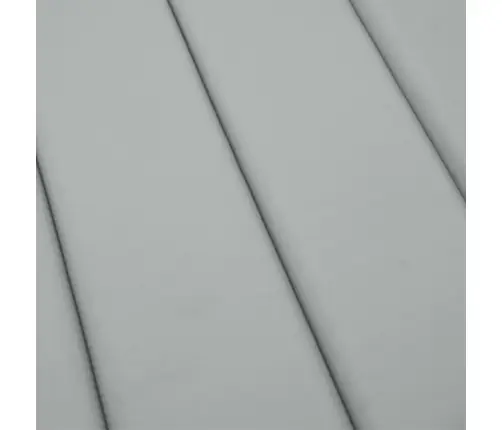 Sauļošanās Krēsla Matracis, 200X50X4 Cm, Audums, Gaiši Pelēks Vidaxl