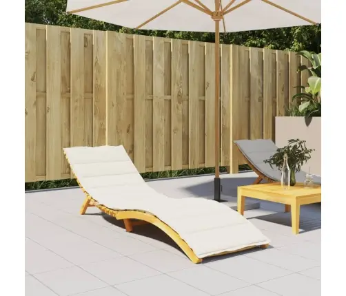 Saulės Gulto Čiužinukas, Kreminis, 200X50X4cm Audinys