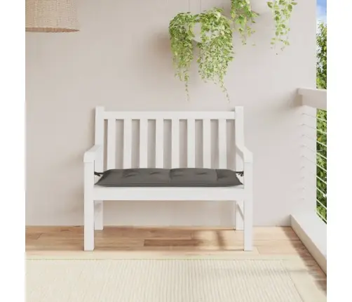 Dārza Sola Matracis, 100X50X7 Cm, Audums, Tumši Pelēks Vidaxl