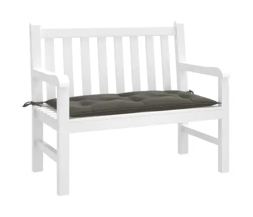 Dārza Sola Matracis, 100X50X7 Cm, Audums, Tumši Pelēks Vidaxl