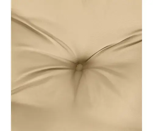 Dārza Sola Matracis, 120X50X7 Cm, Audums, Bēšs Vidaxl