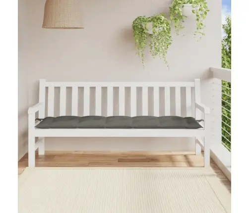 Sodo Suoliuko Pagalvėlė, Tamsiai Pilka, 180X50X7cm Audinys