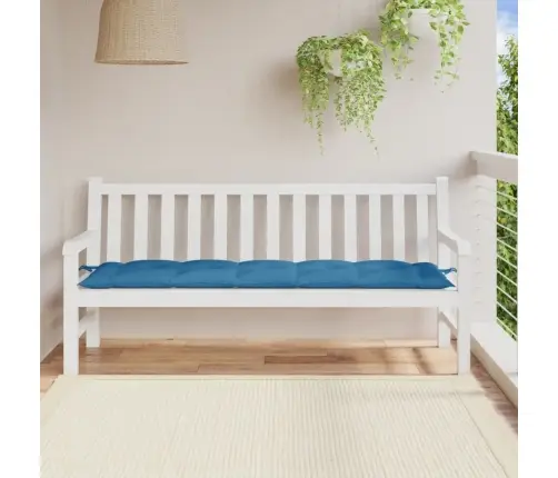 Dārza Sola Matracis, 180X50X7 Cm, Audums, Zils Vidaxl
