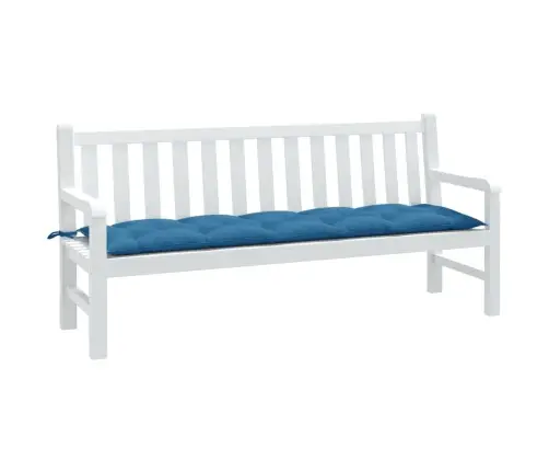 Dārza Sola Matracis, 180X50X7 Cm, Audums, Zils Vidaxl