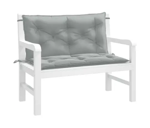 Dārza Sola Matrači, 2 Gab., Gaiši Pelēks, 100X50X7 Cm, Audums Vidaxl