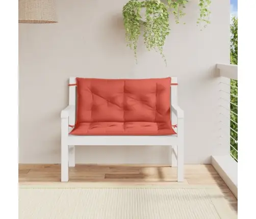 Dārza Sola Matrači, 2 Gab., 100X50X7 Cm, Audums, Sarkans Vidaxl