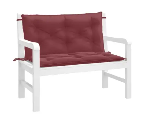 Sodo Suoliuko Pagalvėlės, 2Vnt., Vyno, 100X50X7cm Audinys