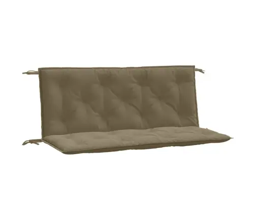 Dārza Sola Matrači, 2 Gab., 120X50X7 Cm, Audums, Pelēkbrūns Vidaxl
