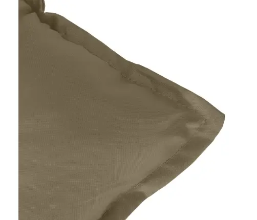 Dārza Sola Matrači, 2 Gab., 120X50X7 Cm, Audums, Pelēkbrūns Vidaxl