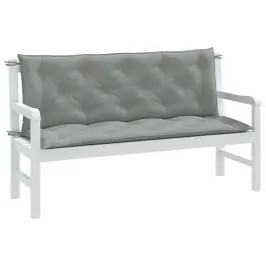 Dārza Sola Matrači, 2 Gab., Gaiši Pelēks, 150X50X7 Cm, Audums Vidaxl