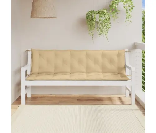 Sodo Suoliuko Pagalvėlės, 2Vnt., Smėlio, 180X50X7cm Audinys