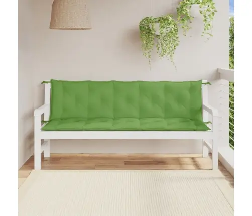 Dārza Sola Matrači, 2 Gab., 180X50X7 Cm, Audums, Zaļš Vidaxl