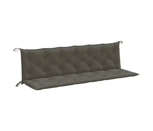 Dārza Sola Matrači, 2 Gab., Tumši Pelēks, 200X50X7 Cm, Audums Vidaxl