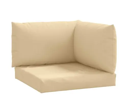 Palečių Pagalvėlės, 3Vnt., Smėlio Spalvos Mišinys, Audinys