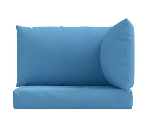 Palešu Spilveni, 3 Gab., Audums, Zils Vidaxl