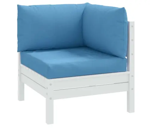 Palešu Spilveni, 3 Gab., Audums, Zils Vidaxl