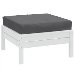 Palešu Matracis, 60X60X9,5 Cm, Antracītpelēks Audums Vidaxl