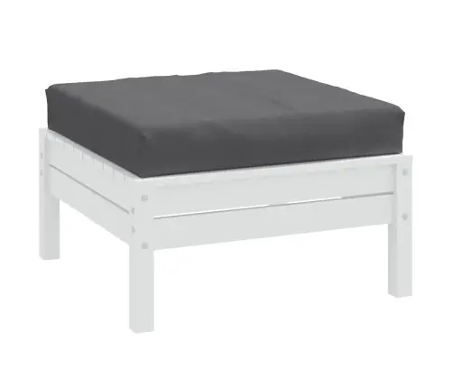 Palešu Matracis, 60X60X9,5 Cm, Antracītpelēks Audums Vidaxl