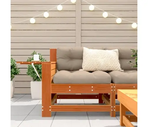 Käetoega Aiadiivan Külglauaga, Vahapruun, Männipuit Käetoega Aiadiivan Külglauaga, Vahapruun, Männipuit