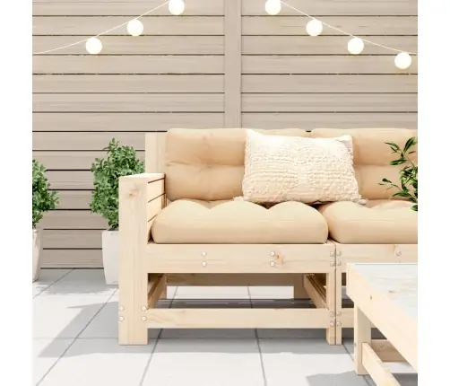 Dārza Dīvāns, 69X62X70,5 Cm, Priedes Masīvkoks Vidaxl