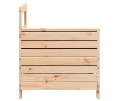 Dārza Dīvāns, 69X62X70,5 Cm, Priedes Masīvkoks Vidaxl