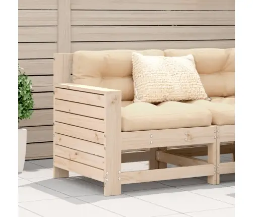 Dārza Dīvāns, 69X62X70,5 Cm, Priedes Masīvkoks Vidaxl