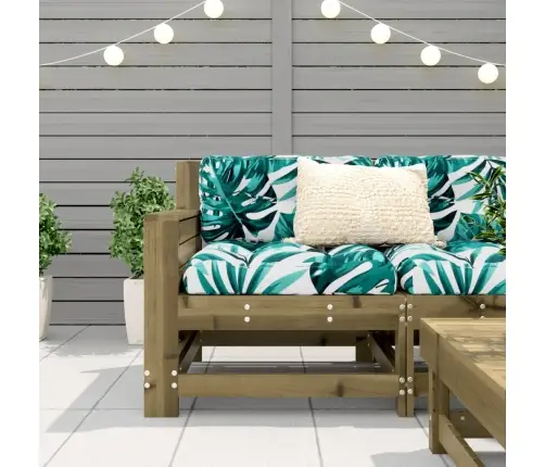 Dārza Dīvāns, 69X62X70,5 Cm, Impregnēts Priedes Masīvkoks Vidaxl