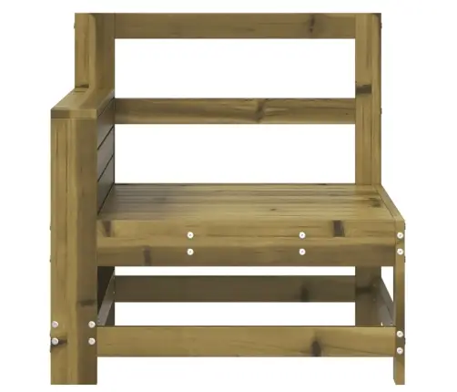 Dārza Dīvāns, 69X62X70,5 Cm, Impregnēts Priedes Masīvkoks Vidaxl