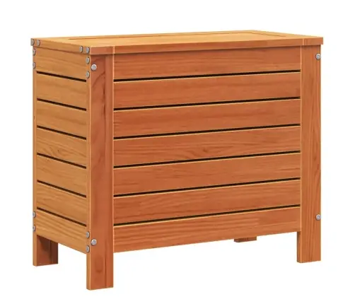 Dārza Kājsoliņš, Vaska Brūnas, 62X31,5X52 Cm, Priedes Koks Vidaxl