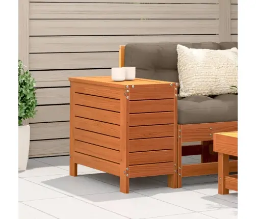 Dārza Kājsoliņš, Vaska Brūnas, 62X31,5X52 Cm, Priedes Koks Vidaxl