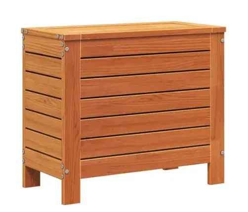 Dārza Kājsoliņš, Vaska Brūnas, 62X31,5X52 Cm, Priedes Koks Vidaxl