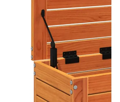 Dārza Kājsoliņš, Vaska Brūnas, 62X31,5X52 Cm, Priedes Koks Vidaxl