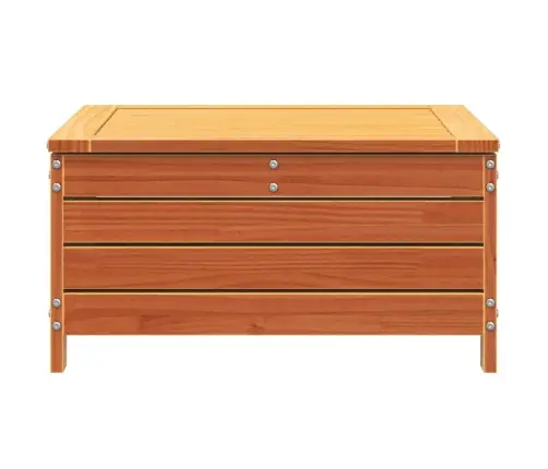 Dārza Kājsoliņš, Vaska Brūnas, 62X63,5X32 Cm, Priedes Koks Vidaxl