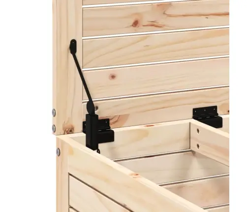 Dārza Kājsoliņš, 62X63,5X53,5 Cm, Priedes Masīvkoks Vidaxl